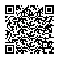 Código QR para número de teléfono +15203538406