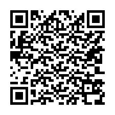 QR kód a telefonszámhoz +15203538407