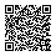 Código QR para número de telefone +15203565018