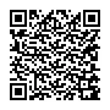 QR-code voor telefoonnummer +15205781012