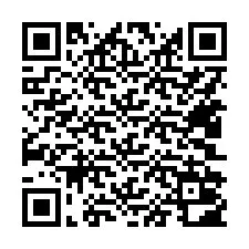 QR-code voor telefoonnummer +15402002433