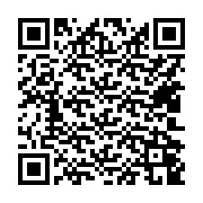 Código QR para número de teléfono +15402049217