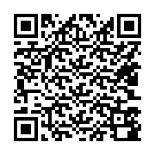 QR Code สำหรับหมายเลขโทรศัพท์ +15403580029