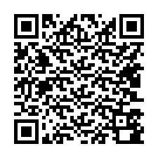 Código QR para número de teléfono +15403580076