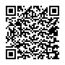 Código QR para número de teléfono +15407795017