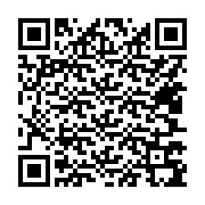 Código QR para número de teléfono +15407795023