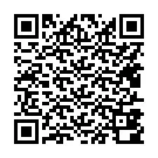 Codice QR per il numero di telefono +15417800062