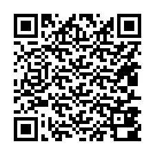 Codice QR per il numero di telefono +15417800131