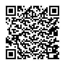 QR-code voor telefoonnummer +15417800145