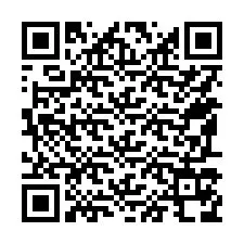 Código QR para número de telefone +15597178470