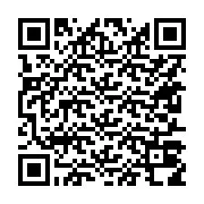 QR-koodi puhelinnumerolle +15617018838