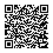 QR-код для номера телефона +15704313546