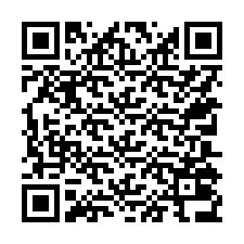 Código QR para número de teléfono +15705036958