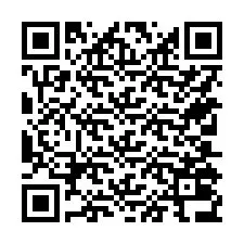QR-Code für Telefonnummer +15705036992