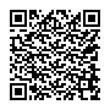 QR-код для номера телефона +15708678084