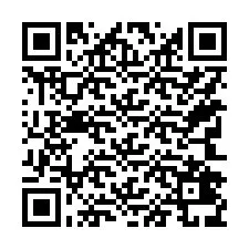 Kod QR dla numeru telefonu +15742439901