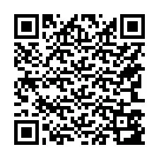 QR-code voor telefoonnummer +15743583002