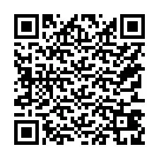 QR-koodi puhelinnumerolle +15753429001