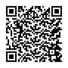 Kode QR untuk nomor Telepon +15754047915