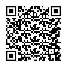 QR kód a telefonszámhoz +15754149373