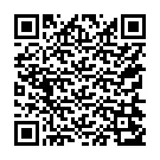 QR-code voor telefoonnummer +15754253010