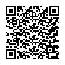 QR Code pour le numéro de téléphone +15757633411