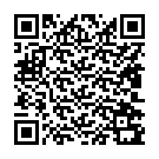 QR-code voor telefoonnummer +15802791712