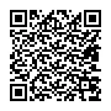 QR-Code für Telefonnummer +15803076487