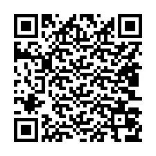 QR-koodi puhelinnumerolle +15803076536