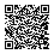 QR kód a telefonszámhoz +15803076758