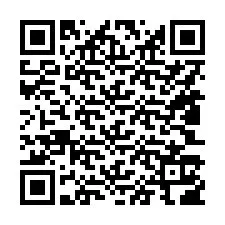 QR-code voor telefoonnummer +15803106928