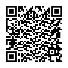 QR kód a telefonszámhoz +15854928461