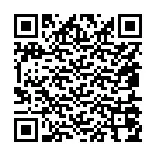 Código QR para número de teléfono +15855074808