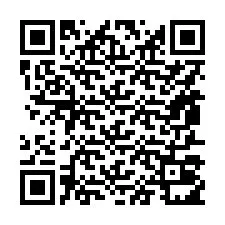 Codice QR per il numero di telefono +15857011055