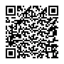 QR Code pour le numéro de téléphone +15857564800