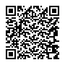 Código QR para número de telefone +15867418900