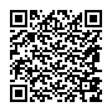 QR-koodi puhelinnumerolle +15867826191