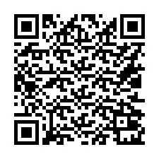 QR-koodi puhelinnumerolle +16012021289