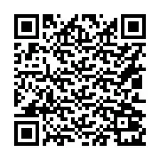 QR код за телефонен номер +16012021351