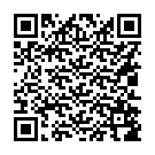 QR kód a telefonszámhoz +16012586560