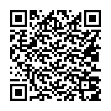 QR-code voor telefoonnummer +16013005933