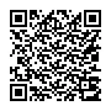 QR-code voor telefoonnummer +16013013884