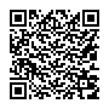 Código QR para número de teléfono +16013016505