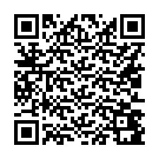 QR-code voor telefoonnummer +16013481326