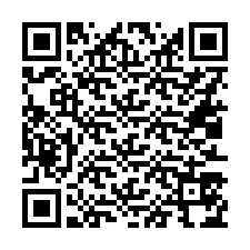 QR kód a telefonszámhoz +16013574893