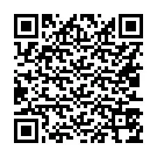 QR kód a telefonszámhoz +16013574896