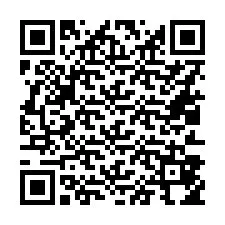 QR-code voor telefoonnummer +16013854217