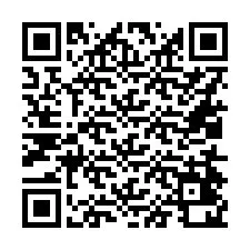 Codice QR per il numero di telefono +16014420487