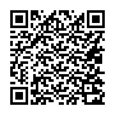 Codice QR per il numero di telefono +16015222377