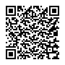 QR-code voor telefoonnummer +16015334004